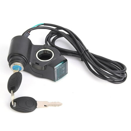 E-bike Thumb Throttle Electric Bicycle DC0.8V-4.2V Voltage Display with Key Lock